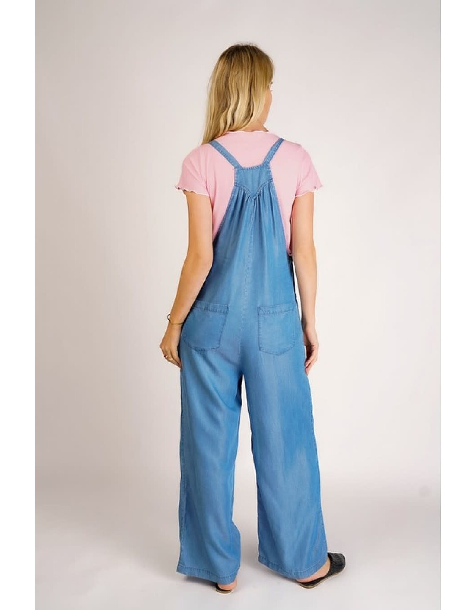 Gee Gee Pleated denim jumpsuit