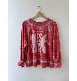 Recycled Karma Recycled Karma - Miles Davis Sweatshirt (Paprika)