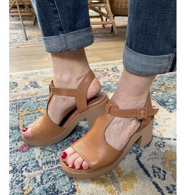 Bueno Bueno - McKenzie Heeled Sandal (Dark Tan)