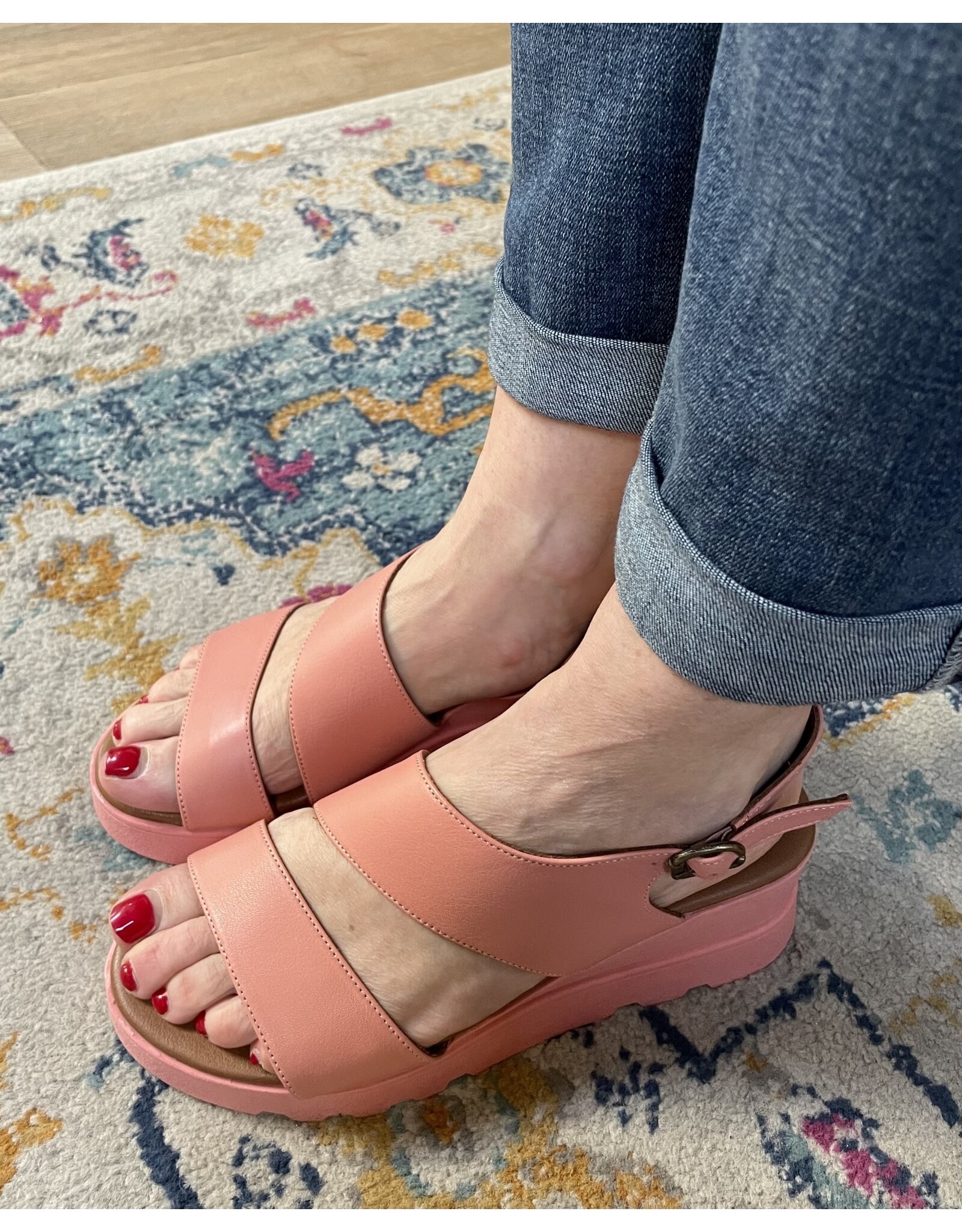 Bueno Bueno - Gianna Platform Sandal (Pink)