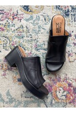 Miz Mooz Miz Mooz - Gwen heeled slide (black)