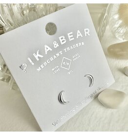 Pika & Bear Pika & Bear - New Moon Crescent Moon Style Stud Earring