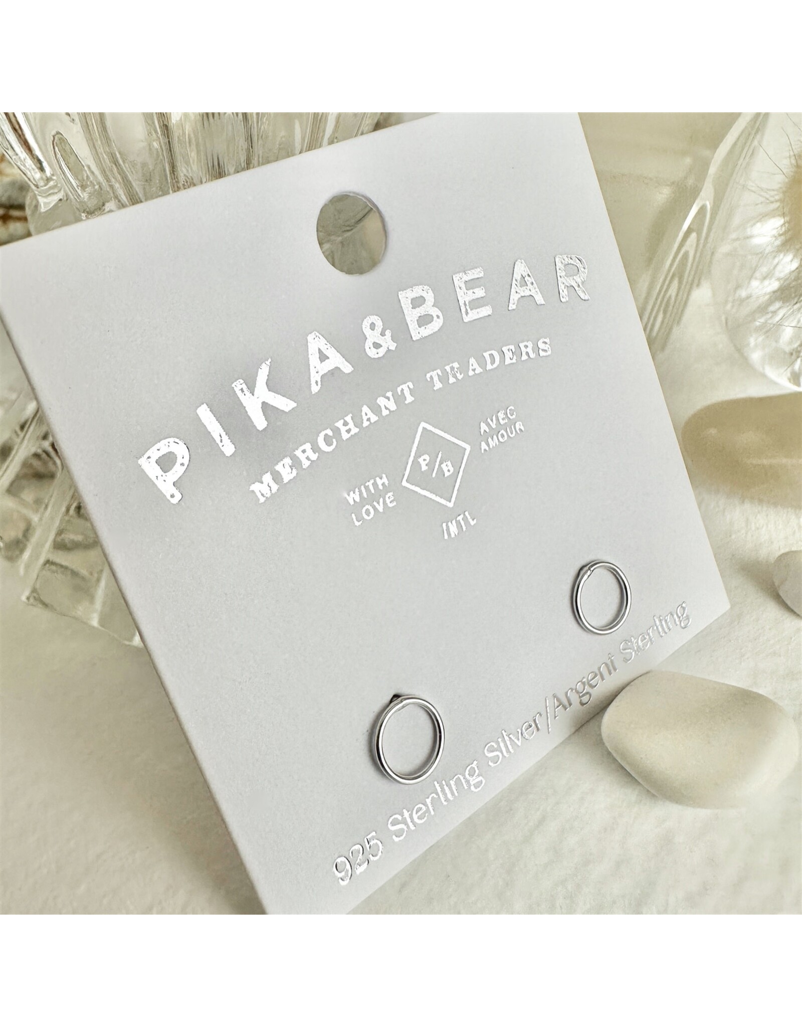 Pika & Bear Pika & Bear - Eclipse Circle Style Stud Earring