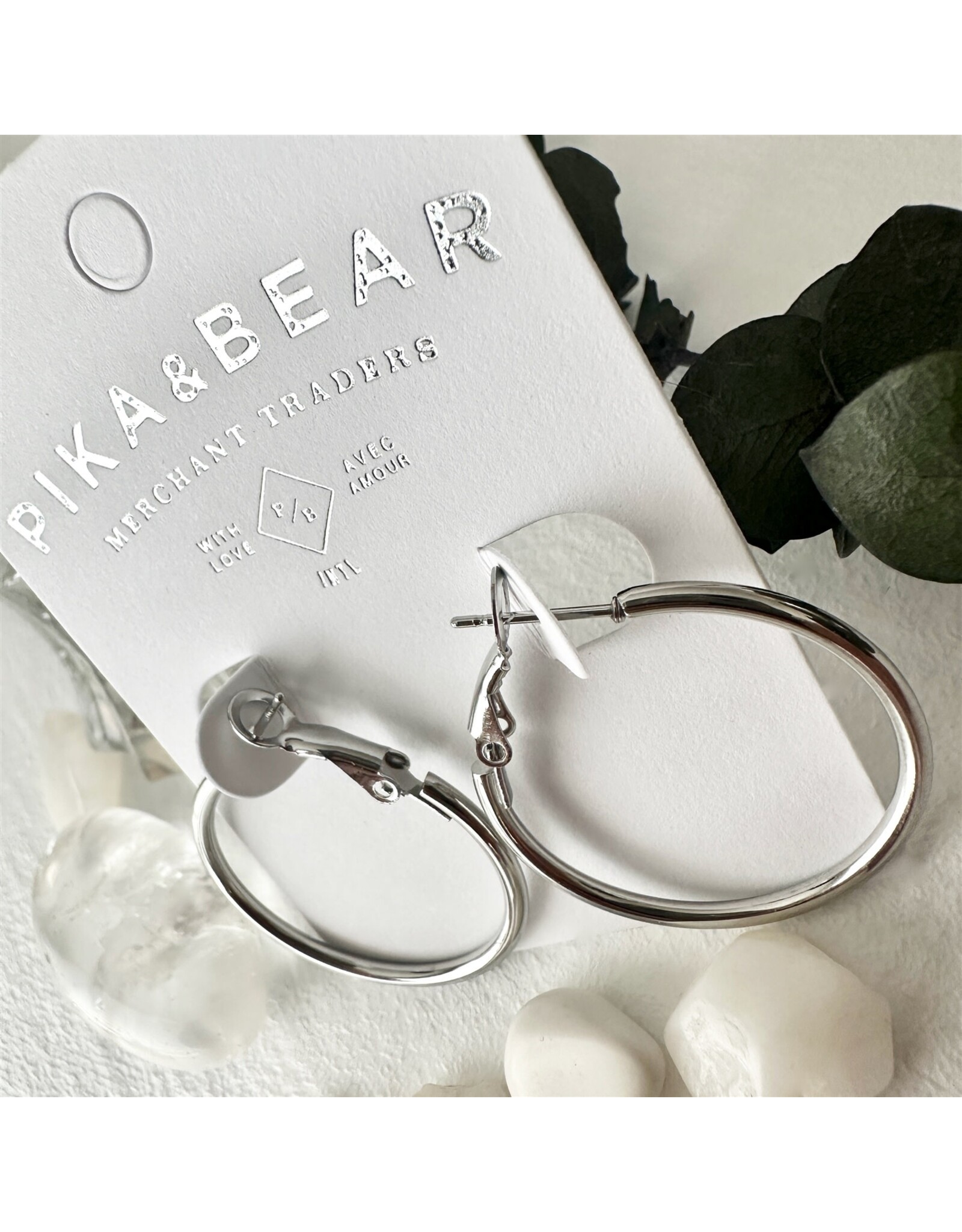 Pika & Bear Pika & Bear - Dave Classic Hoop Earrings