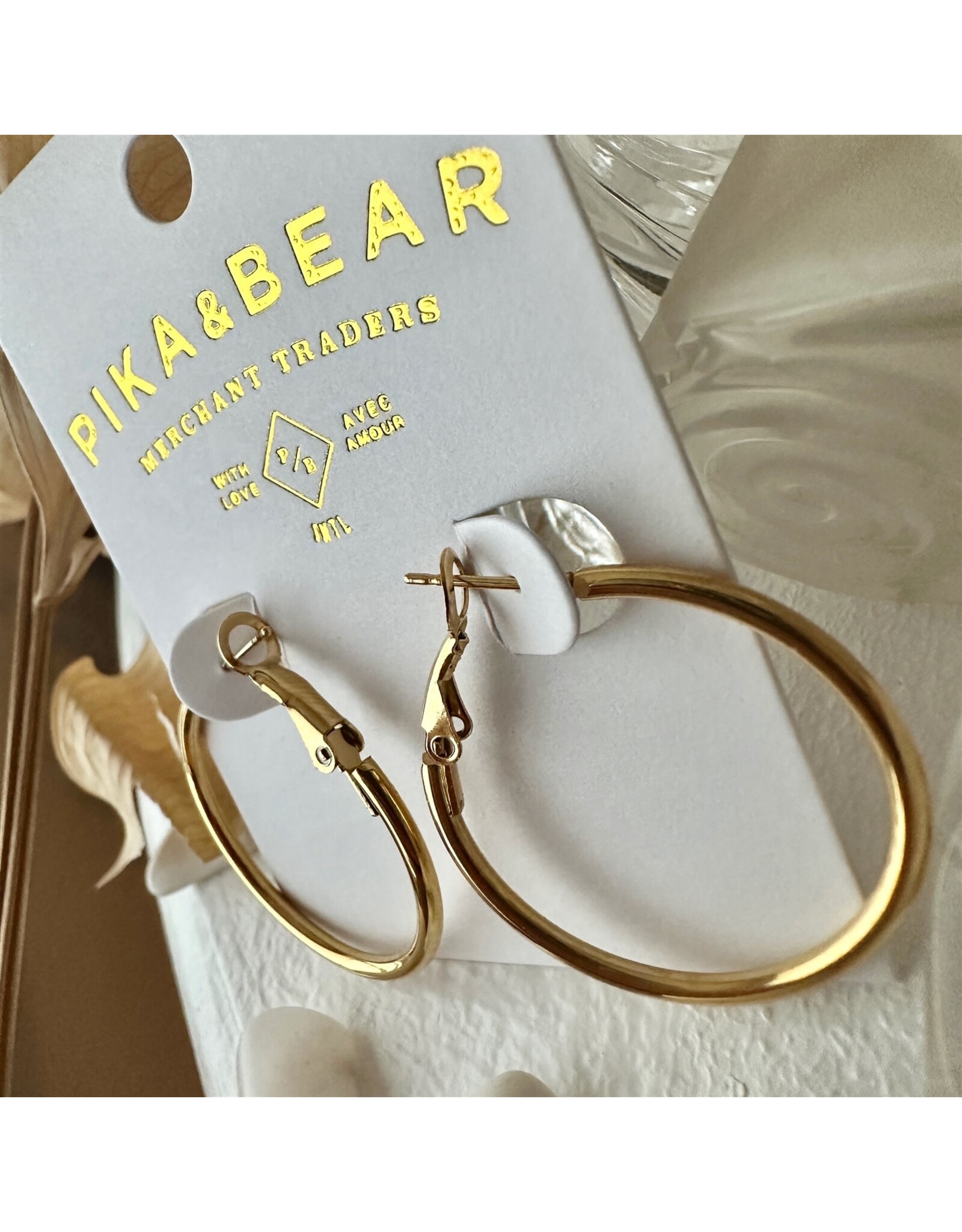 Pika & Bear Pika & Bear - Dave Classic Hoop Earrings