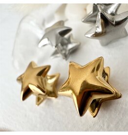 Pika & Bear Pika & Bear - Sprite Double Star Stud Earrings