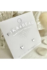 Pika & Bear Pika & Bear - Inima Tiny Heart Stud Earrings