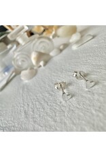 Pika & Bear Pika & Bear - Inima Tiny Heart Stud Earrings