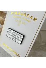Pika & Bear Pika & Bear - "Self Improvement" Enamel Pin