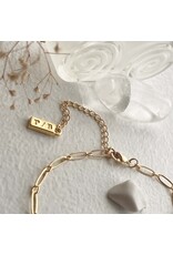 Pika & Bear Pika & Bear - Donostia Textured Paperclip Chain Bracelet