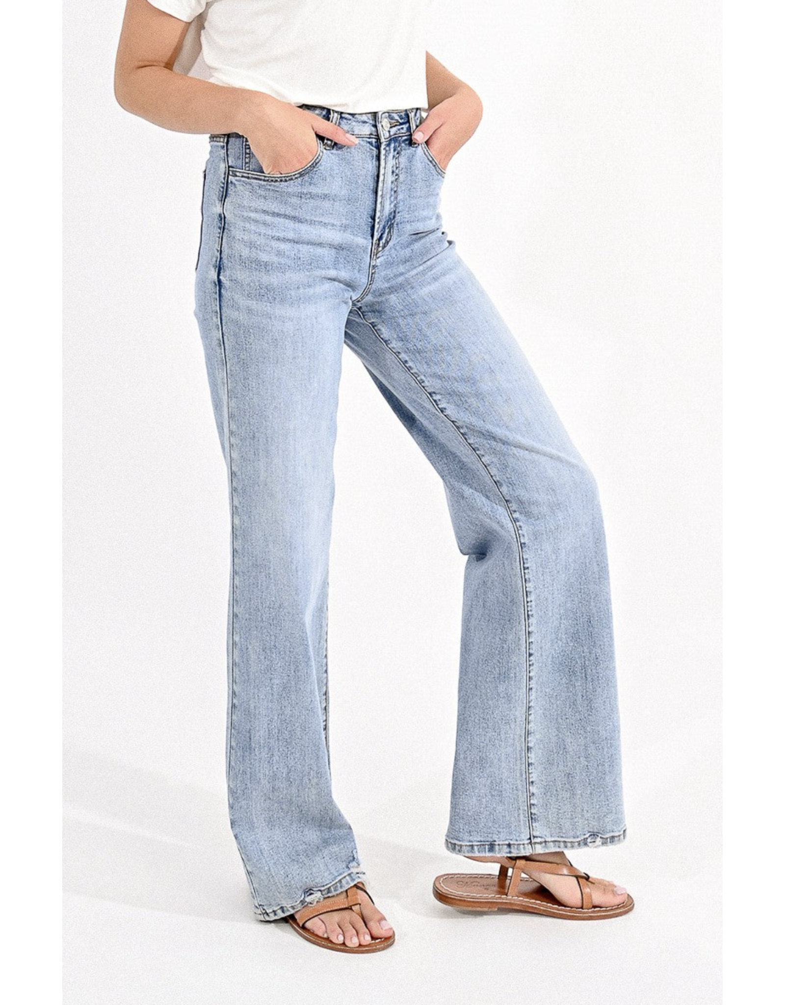 Molly Bracken Molly Bracken - Wide leg jeans (Light Denim)
