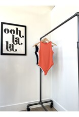 RD Style RD Style - Second Skin Roxanna crew neck bodysuit (poppy)