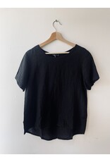Made in Italy - Short sleeve top (Black)