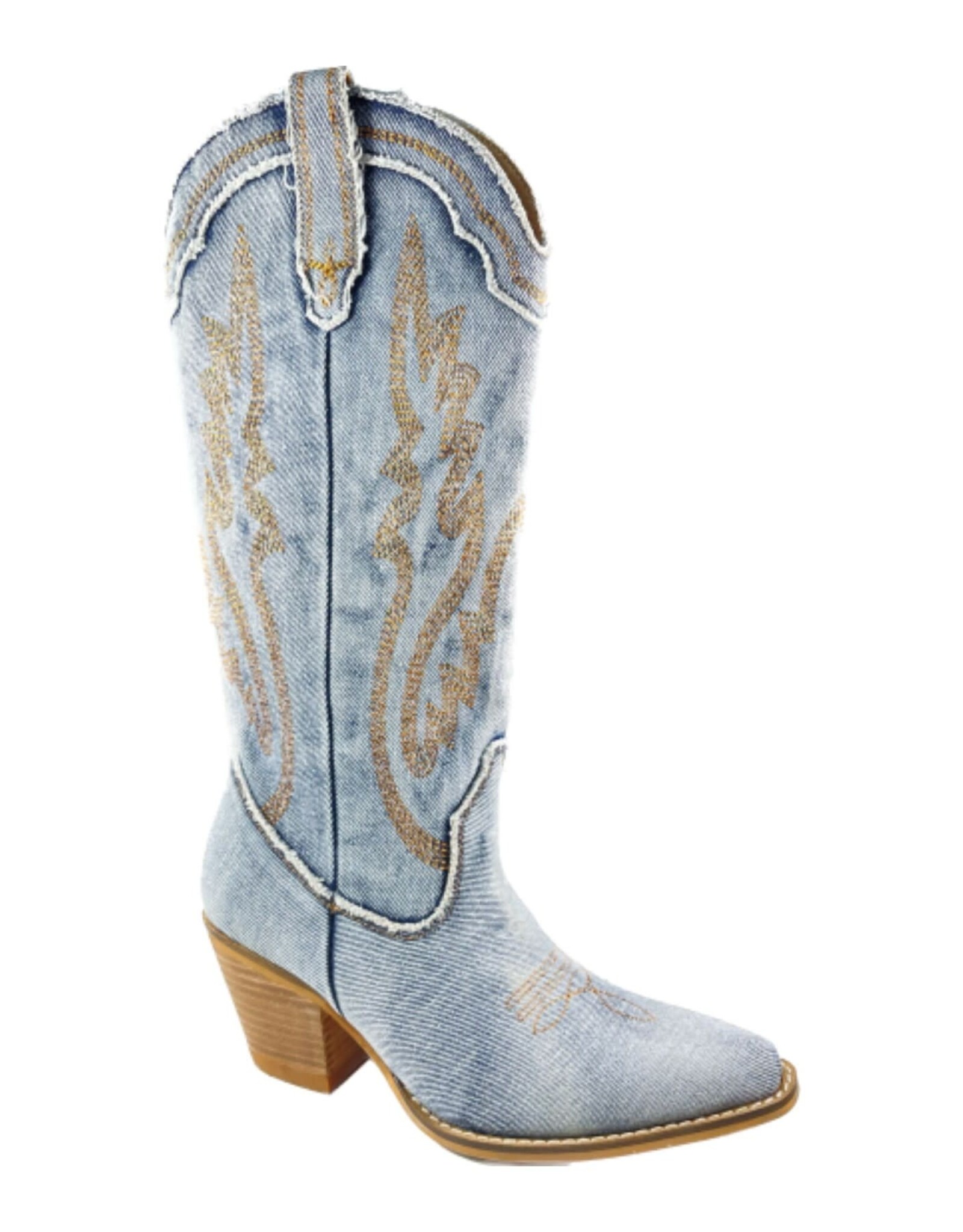 Let's See Style Denim western boot