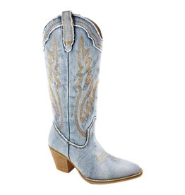 Let's See Style Denim western boot