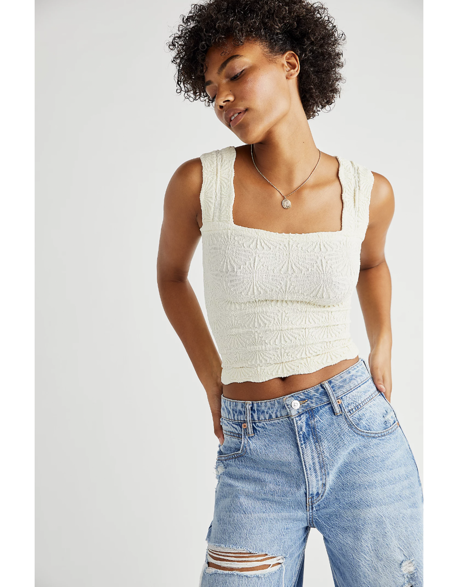 Free people Free People - Love Letter Cami (Ivory)