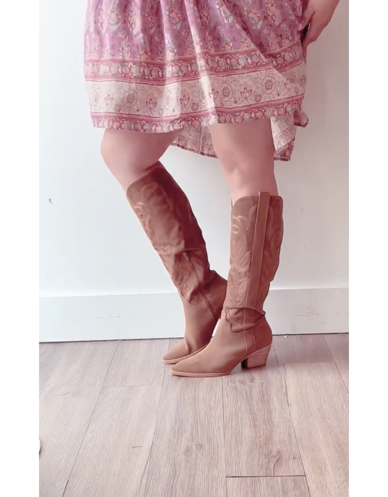 Let's See Style Samara western boot (Brown)