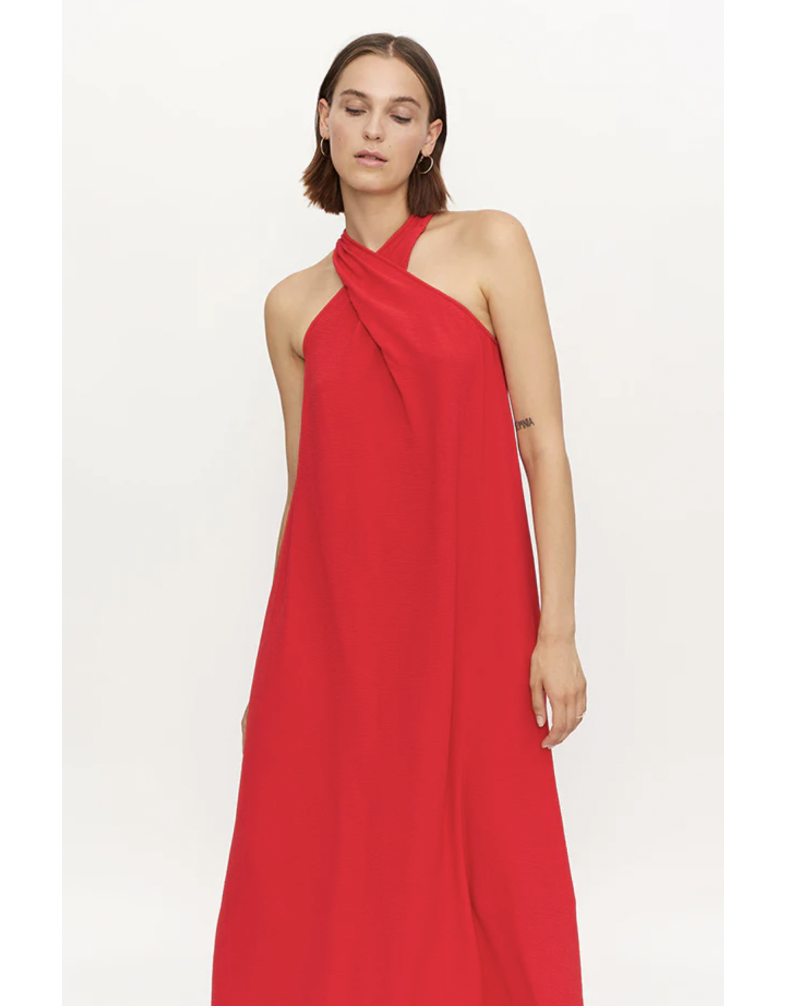 Compania Fantastica Compania Fantastica -  Halter neck maxi dress (Red