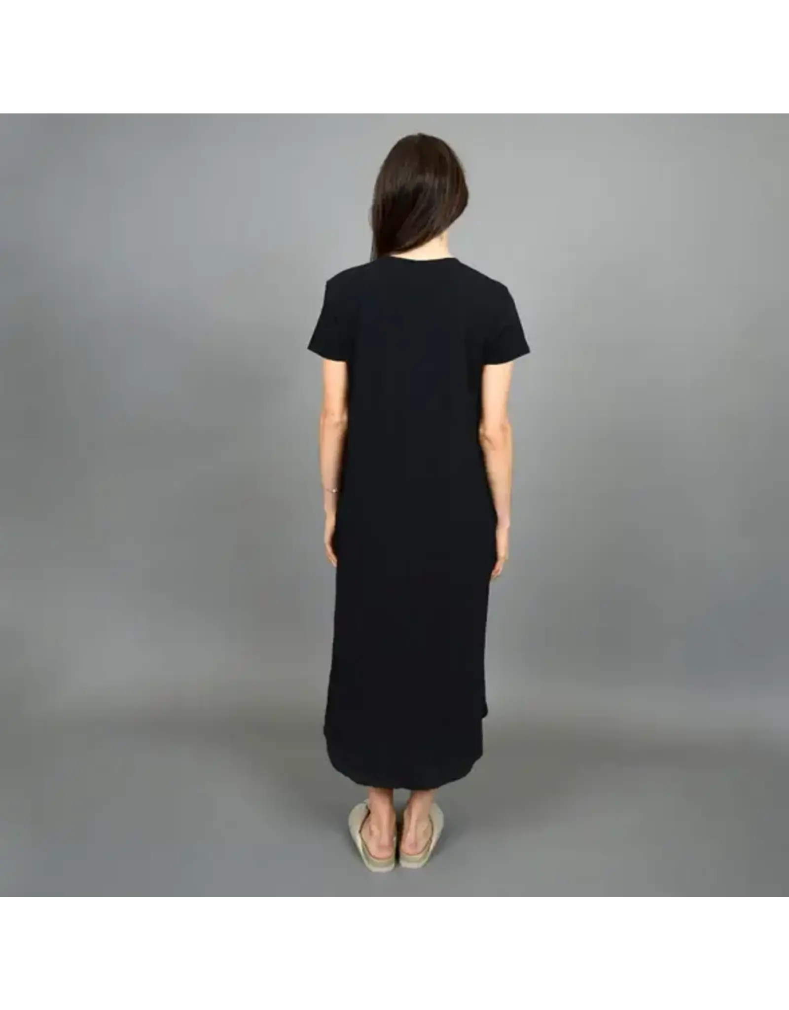 RD Style RD Style - Vi Short Sleeve V Neck Dress (Black)