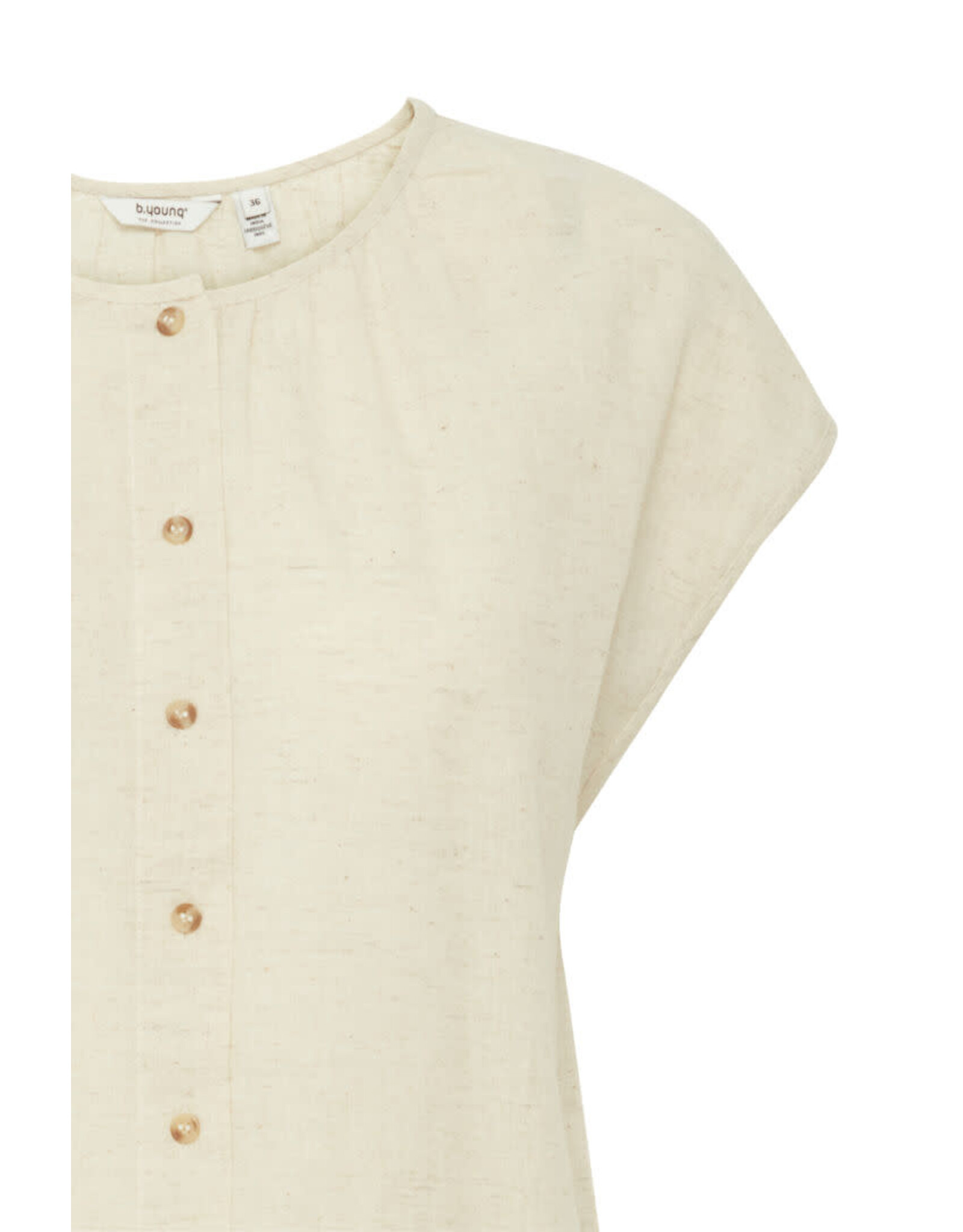 b.young b.young - Fianne shirt (Natural linen)