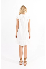 Molly Bracken Molly Bracken - Mini Cotton dress (Ecru)