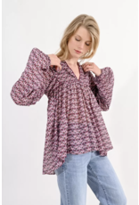 Molly Bracken Molly Bracken - Printed cotton blouse