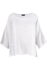 Made in Italy - 3/4 sleeve top (White)