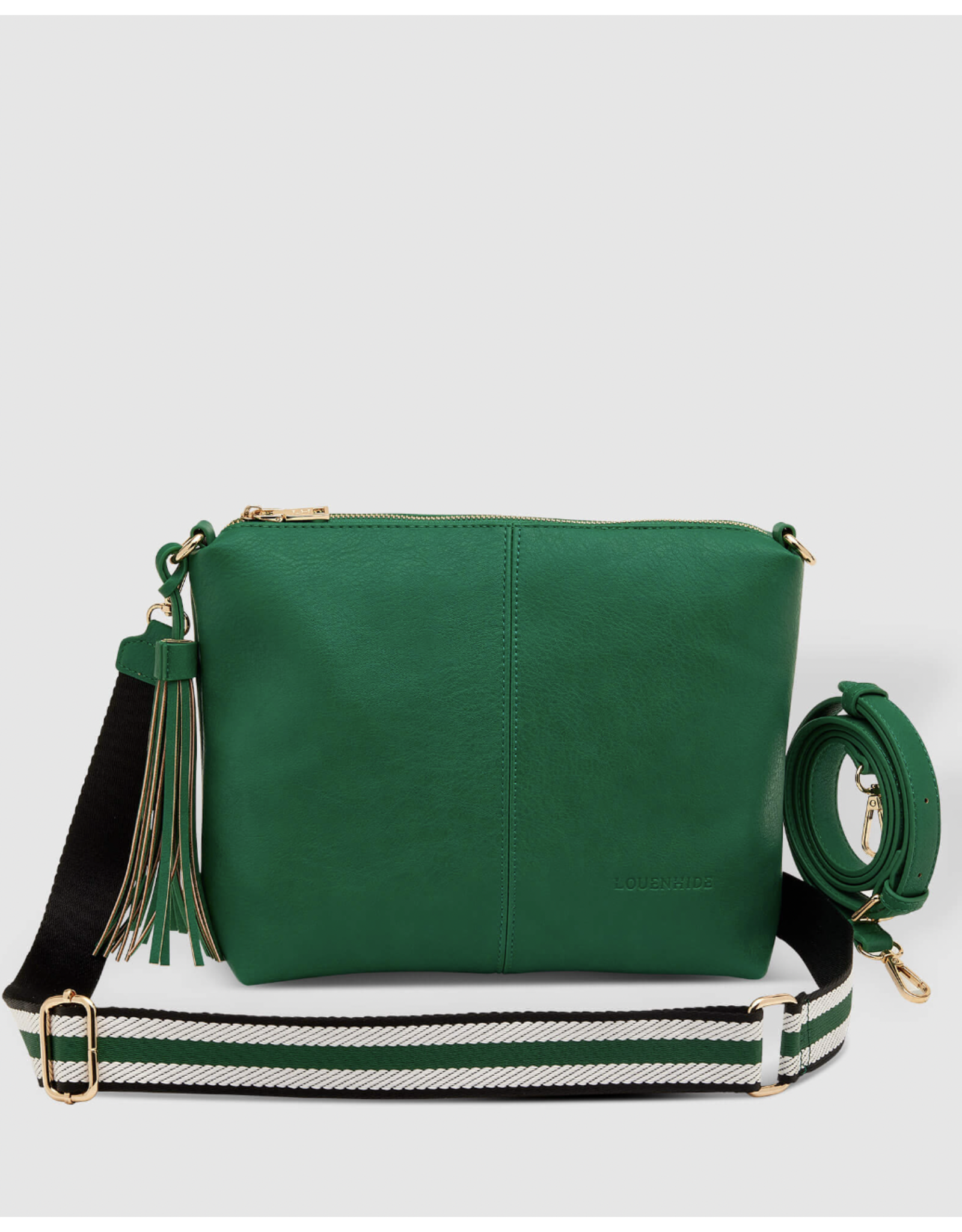 Louenhide Louenhide - Daisy stripe crossbody (green)