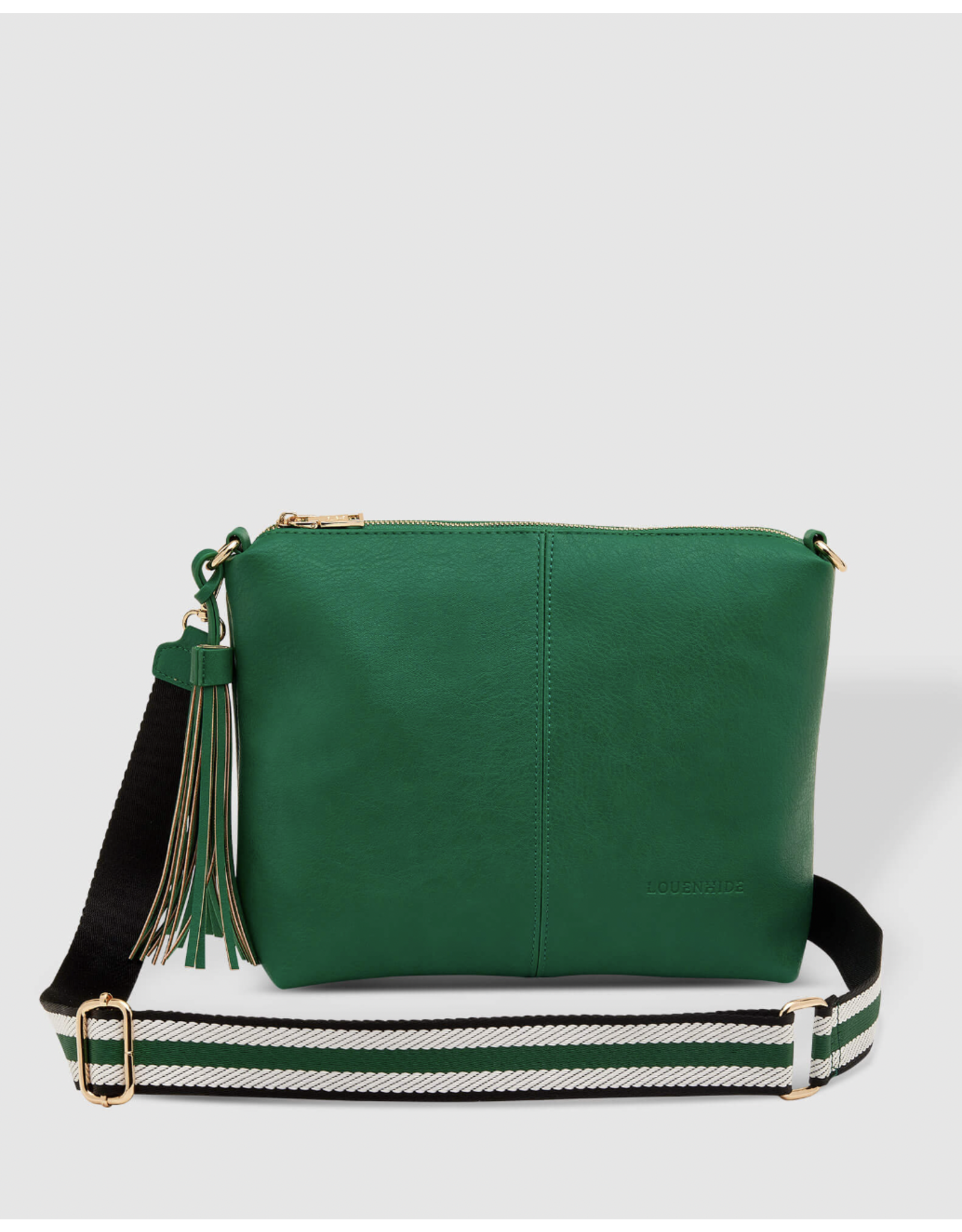 Louenhide Louenhide - Daisy stripe crossbody (green)