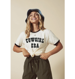 Oat Collective Oat Collective - Cowgirl Era Ringer Graphic T-Shirt (Black)