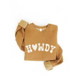 Oat Collective Oat Collective - Howdy Graphic Sweatshirt (Mustard)