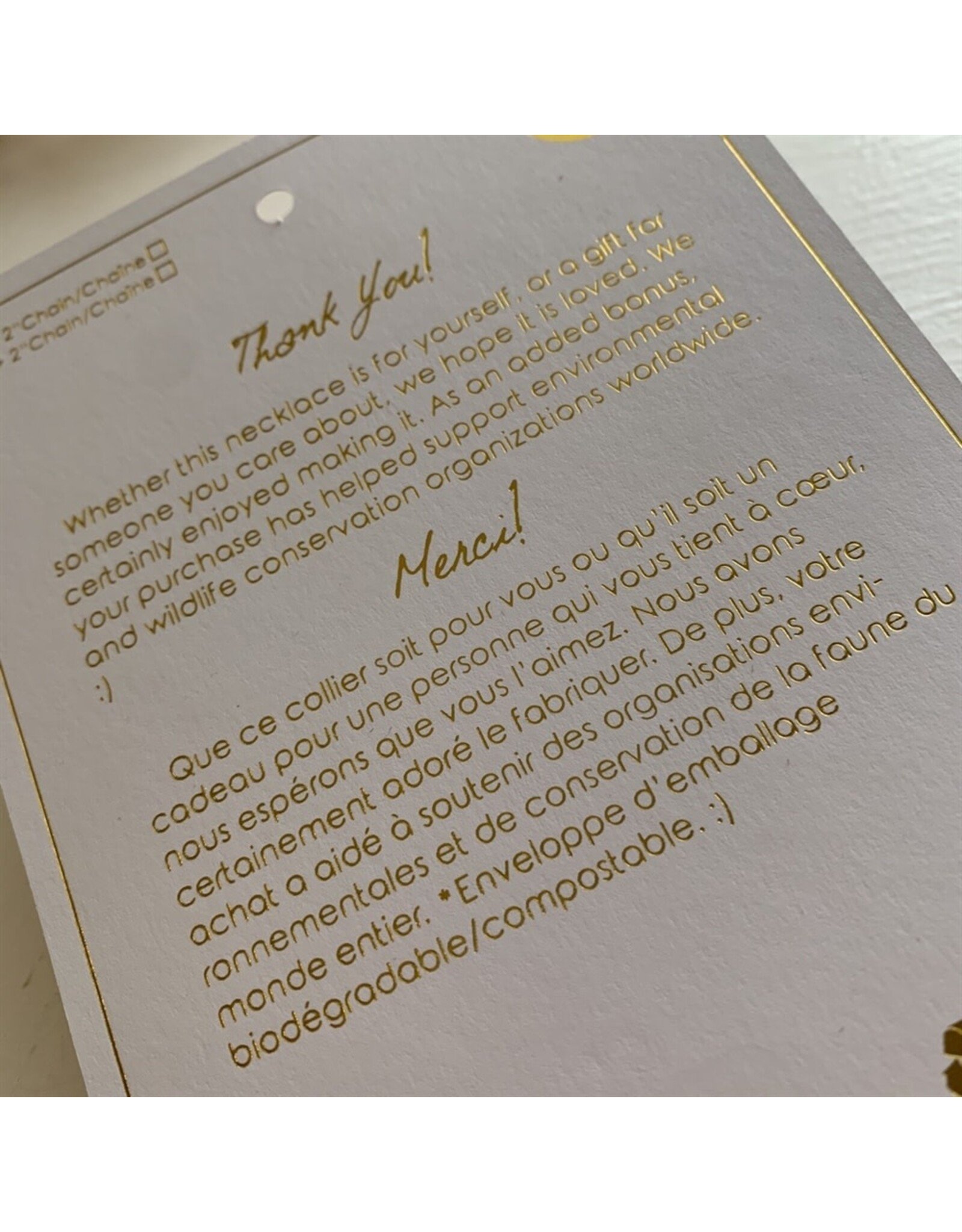 Pika & Bear Pika & Bear- "Wild Wild West" Cowboy Hat Charm Necklace in Raw Brass