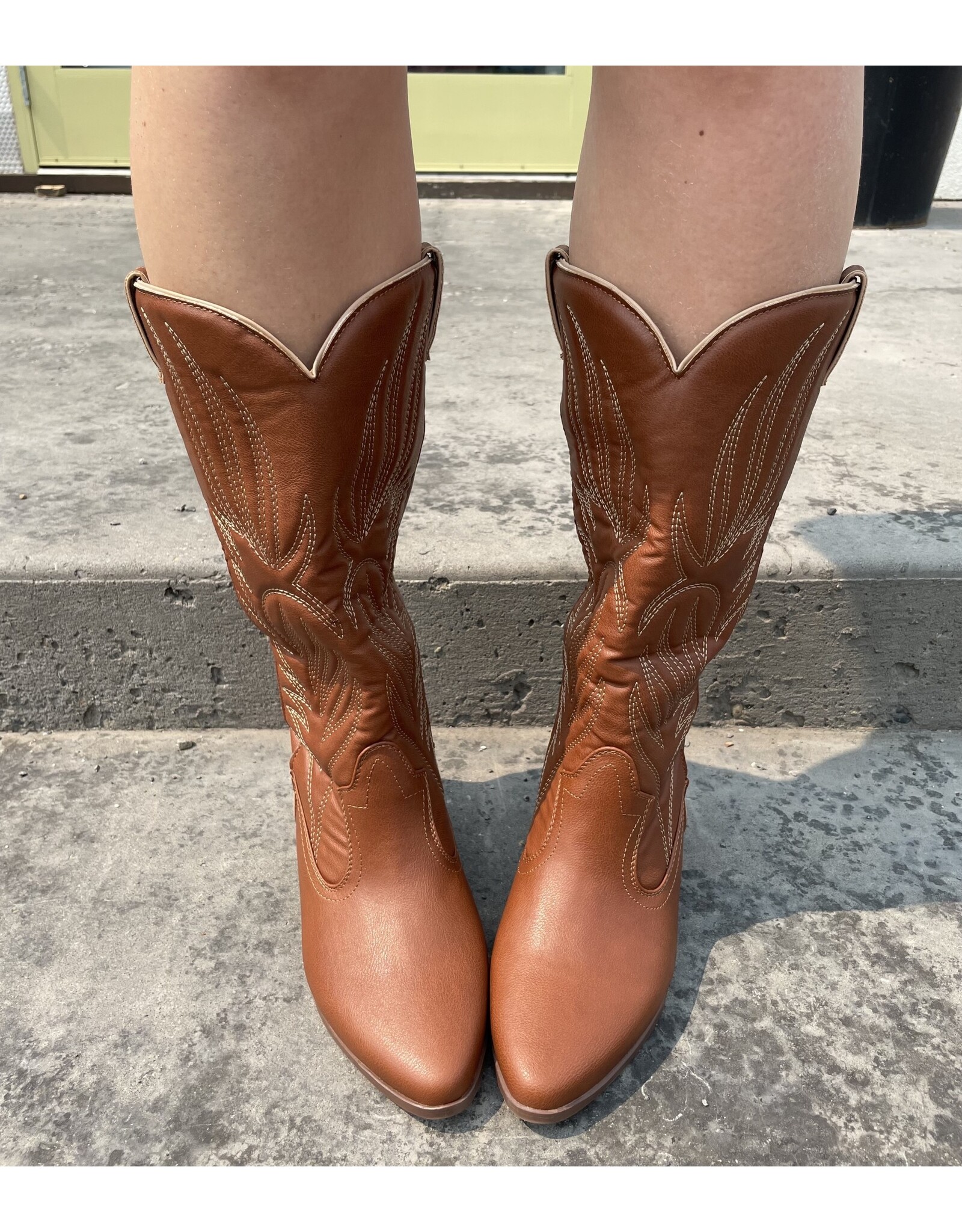 Qupid Montana western boot (chestnut)