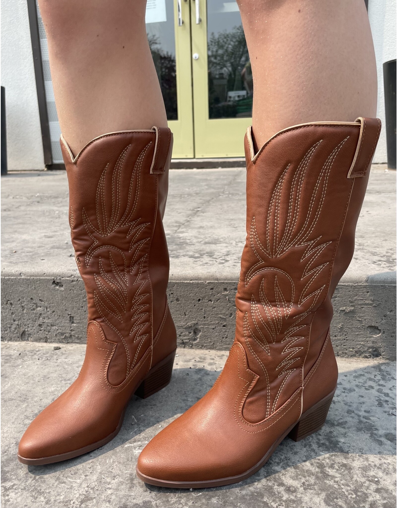 Qupid Montana western boot (chestnut)