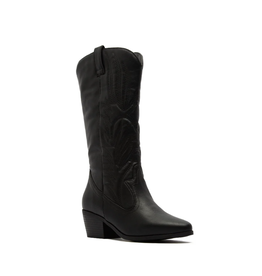 Qupid Montana western boot (Black Crinkle)