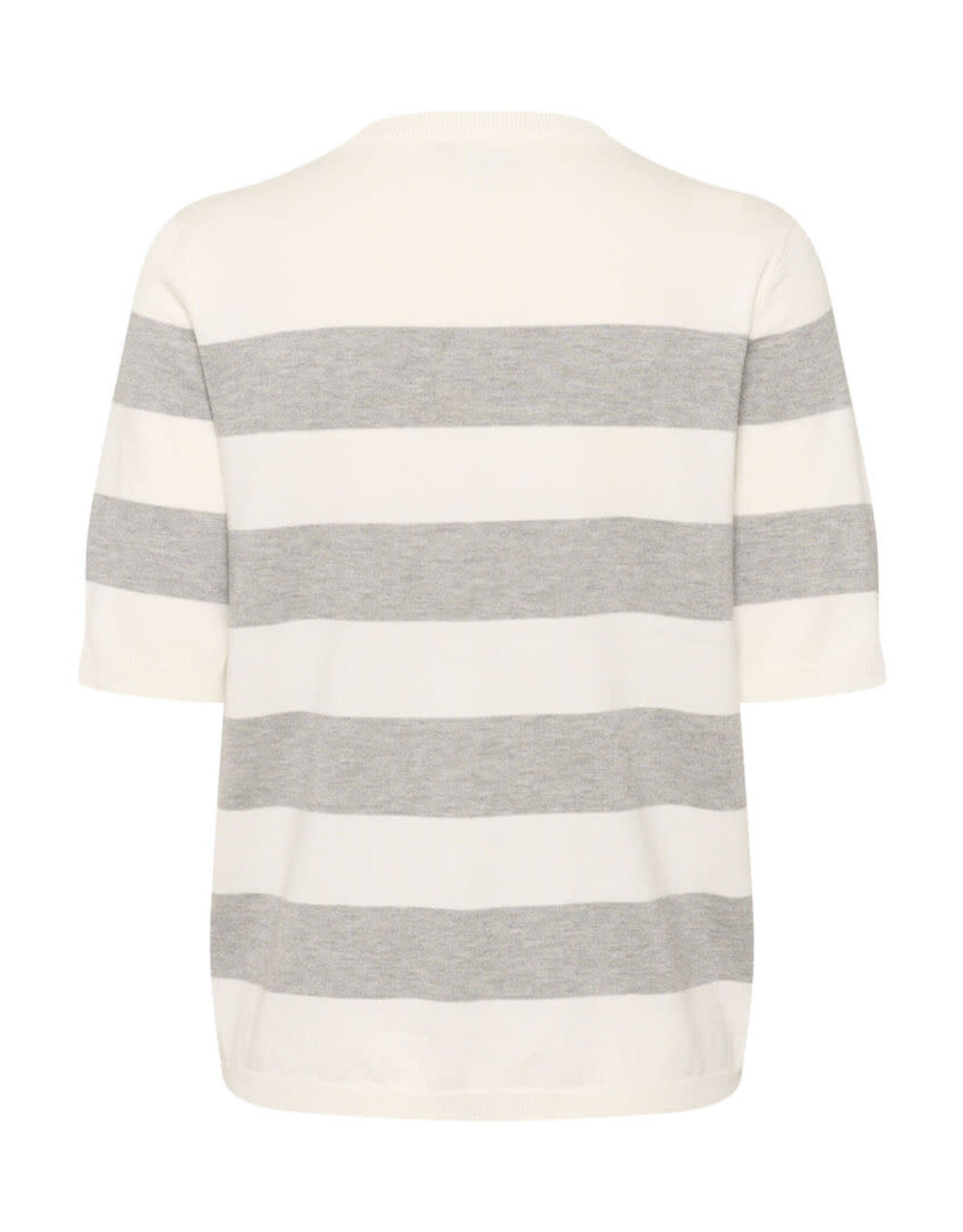 Kaffe Kaffe - Lizza stripe (Grey Melange / White)