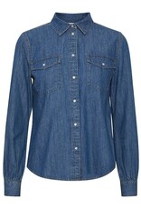 b.young b.young - Lucy denim shirt (mid blue)