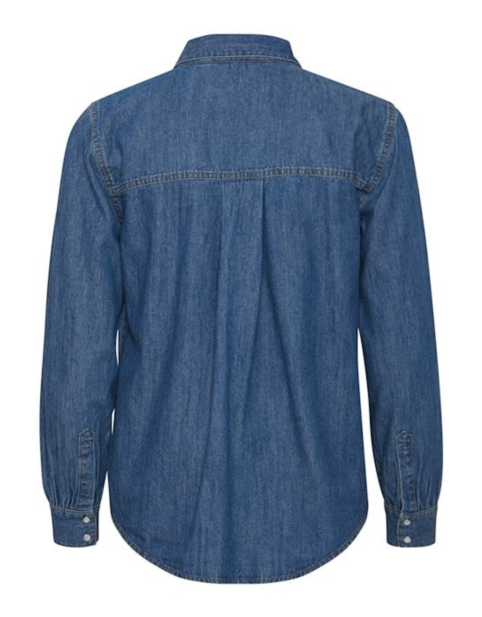 b.young b.young - Lucy denim shirt (mid blue)