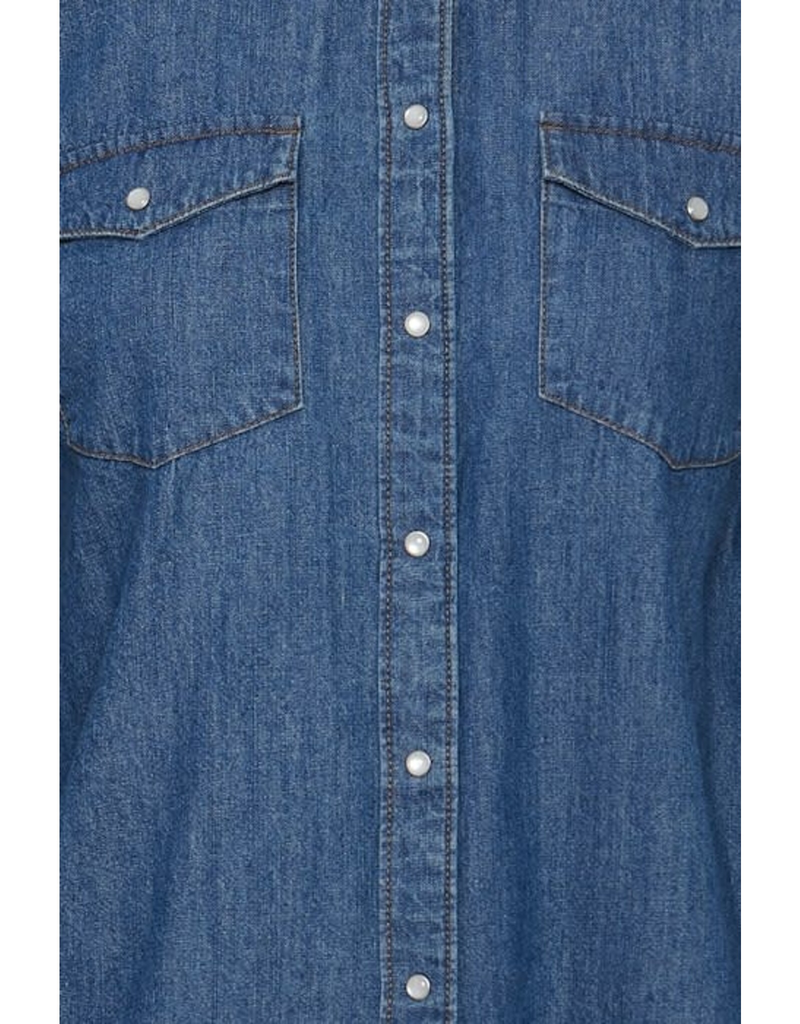 b.young b.young - Lucy denim shirt (mid blue)