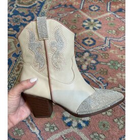 Qupid Zane 90 Western Bootie (Stone)