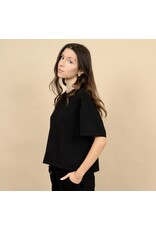 RD Style RD Style - Tess soft scuba top (Black)