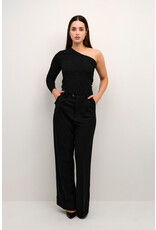 Kaffe Kaffe - Ronia asymmetric tee (black deep)
