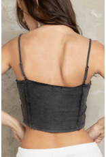 POL Kai - Cropped tank (Black)