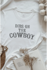 Oat Collective Oat Collective - Dibs On the Cowboy Graphic T-Shirt (Vintage White)