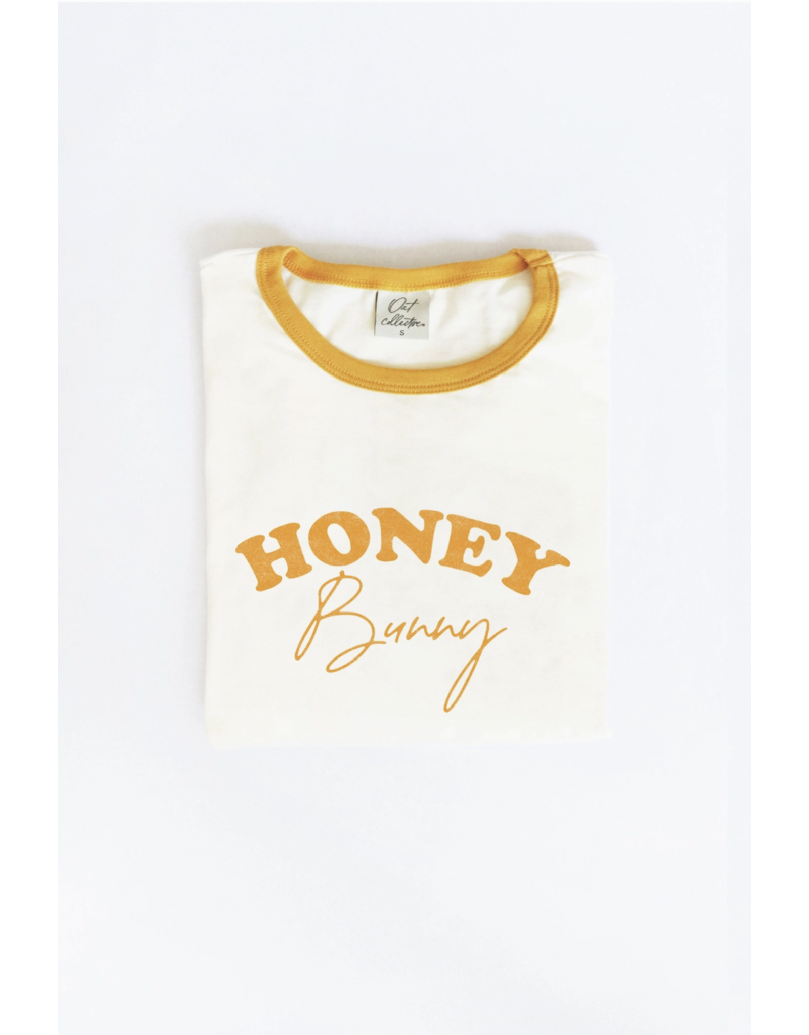 Oat Collective Oat Collective - Honey Bunny graphic tee (Mustard)