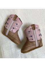 Jama Jama - Poppets Baby Cowboy Boots (Pink / Brown)