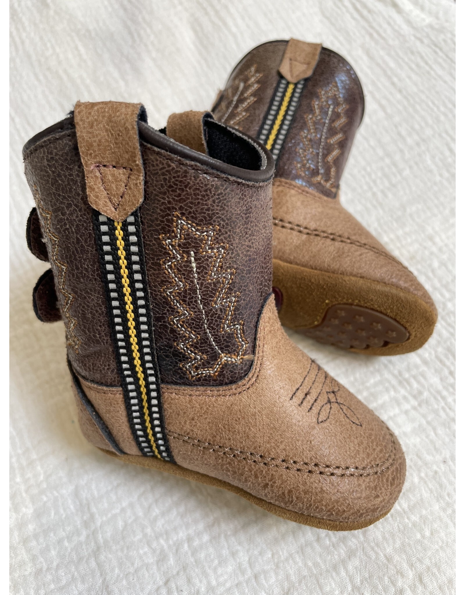 Jama Jama - Poppets Baby Cowboy Boots (Brown / Brown)