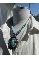 Blandice Turquoise pendant necklace