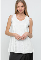 Vocal Vocal - Vintage lacey sleeveless top (ivory)