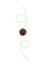 b.young b.young - Velse Flower Choker (Walnut)